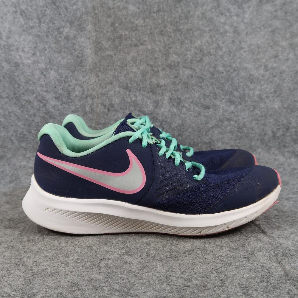 Nike Shoes Kids 4 Sneakers Star Runner 2.0 Athletic Trainer Lace Up Active Youth